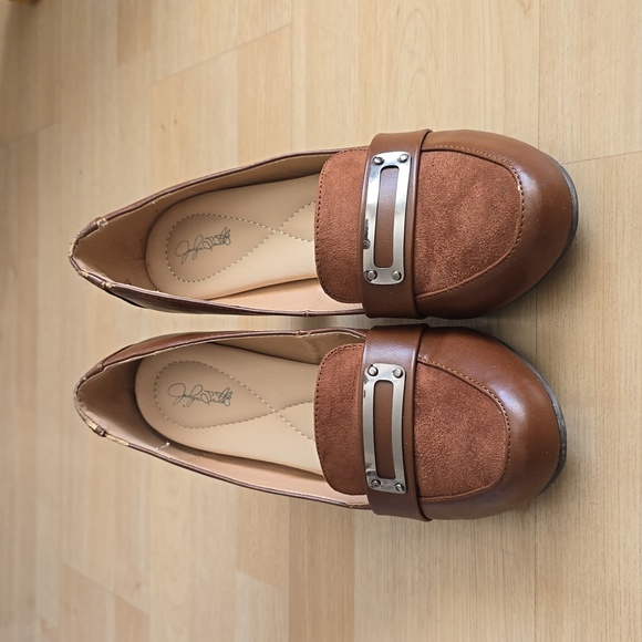 Jaclyn Smith Whisky Pums Block High Heels Upper Fabric Size 7 - Picture 4 of 10